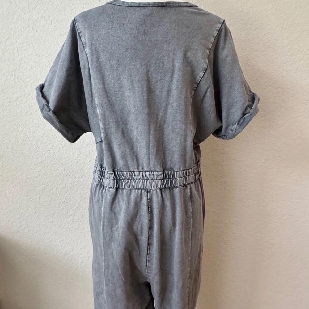 Saturday Sunday Anthropologie Estela Ultra Soft Cinch Waist Jumpsuit Size L‎ K